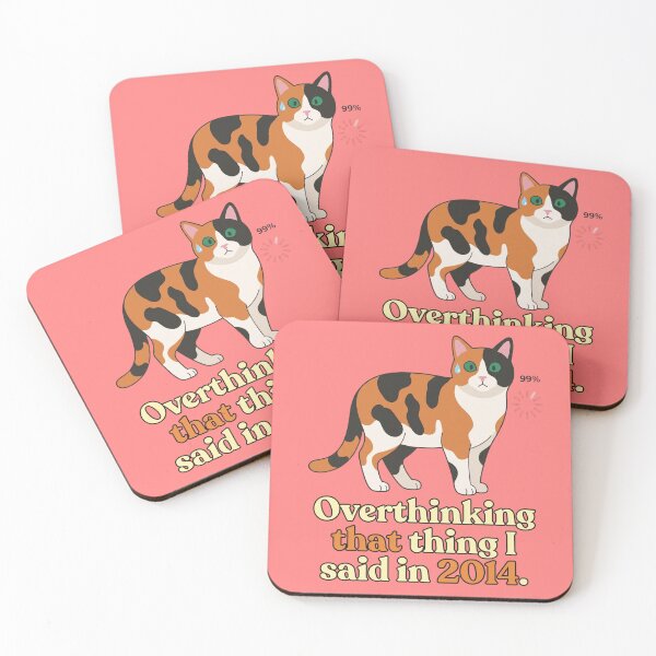 Item preview, Casimira: Overthinking Loading Loop - ADHD Anxiety Sticker designed and sold by catastrocat.