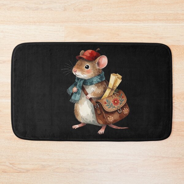 Item preview, Woodland Mouse Postman Sticker | Cozy Cottagecore Forest Friend designed and sold by AillustriaAK.