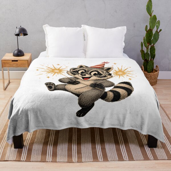Item preview, Retro Party Trash Panda Cute Vintage Mascot designed and sold by chattsuede.