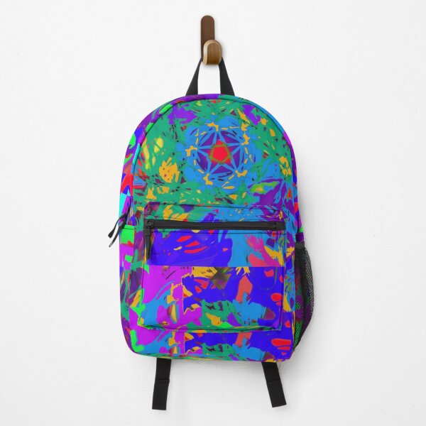 Item preview, Vivid Multicolored Splatter Paint Maximalist Kaleidoscope designed and sold by RAHKELROYSUM.