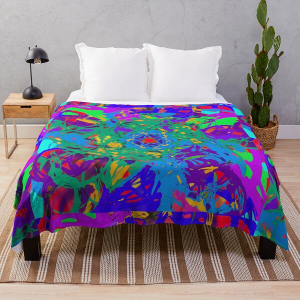 Item preview, Vivid Multicolored Splatter Paint Maximalist Kaleidoscope  designed and sold by RAHKELROYSUM.