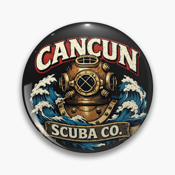 Item preview, Cancun Submersion Helmet Marine Enthusiast Art designed and sold by Tsugraf Designs.