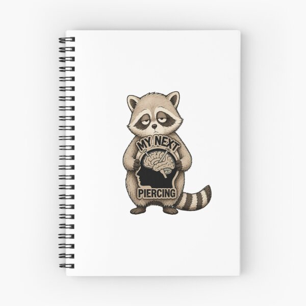Item preview, My Next Piercing Brain Nail Funny Dark Humor Design designed and sold by FlatInkStudio.
