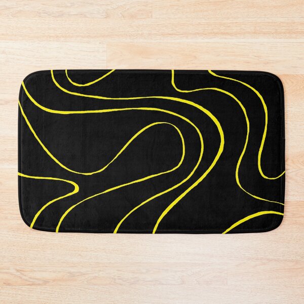 Item preview, Ebb and Flow 2 in Black and Yellow designed and sold by LAEC-Shop.