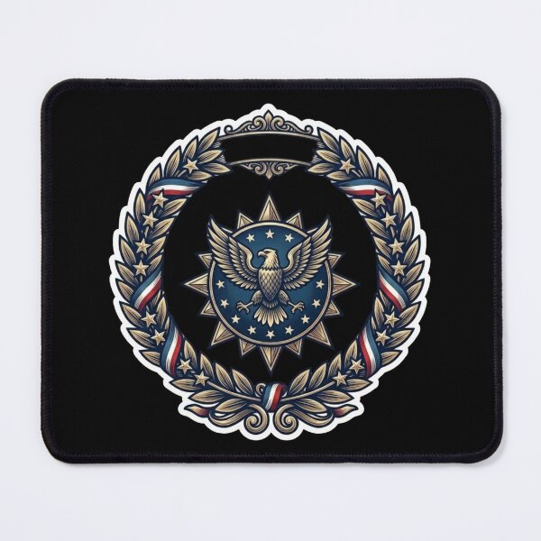 Item preview, American Eagle Patriotic Wreath Crest USA 250 designed and sold by KelliesGrafix.