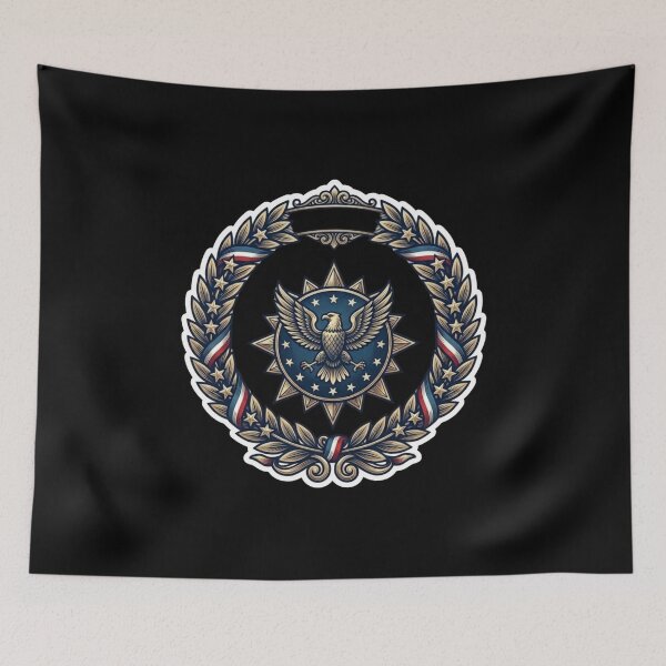 Item preview, American Eagle Patriotic Wreath Crest USA 250 designed and sold by KelliesGrafix.