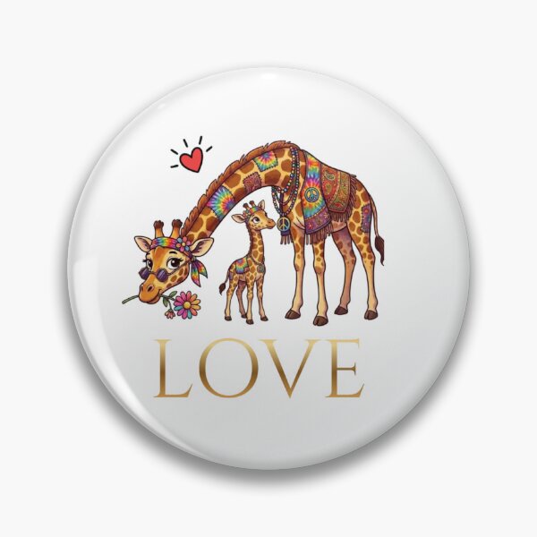 Item preview, Mom and Baby Giraffe Love designed and sold by Crazy Zoey .