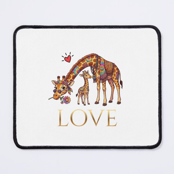 Item preview, Mom and Baby Giraffe Love designed and sold by Crazy Zoey .