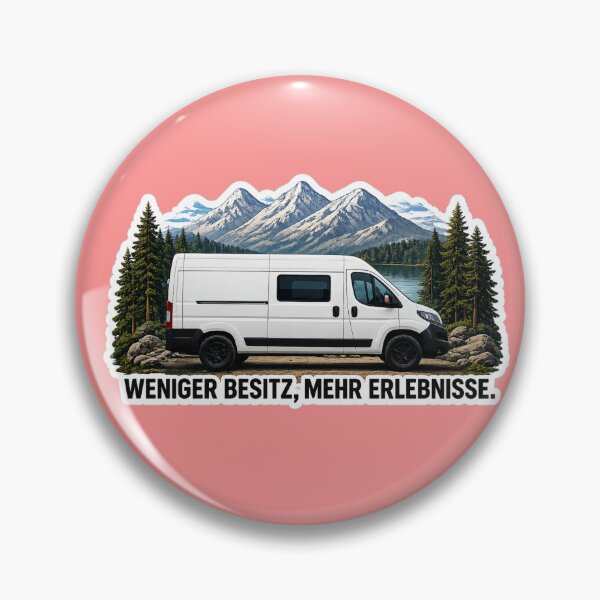 Item preview, German Vanlife Weniger Besitz Mehr Erlebnisse The Essence of Nomads designed and sold by Northcrest Co..