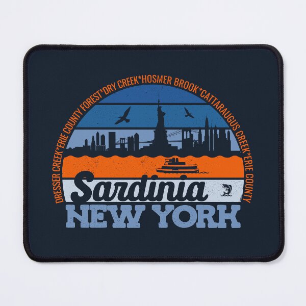 Item preview, Sardinia New York Sunset Retro Vintage Local Pride Logo designed and sold by CRHPOD20.