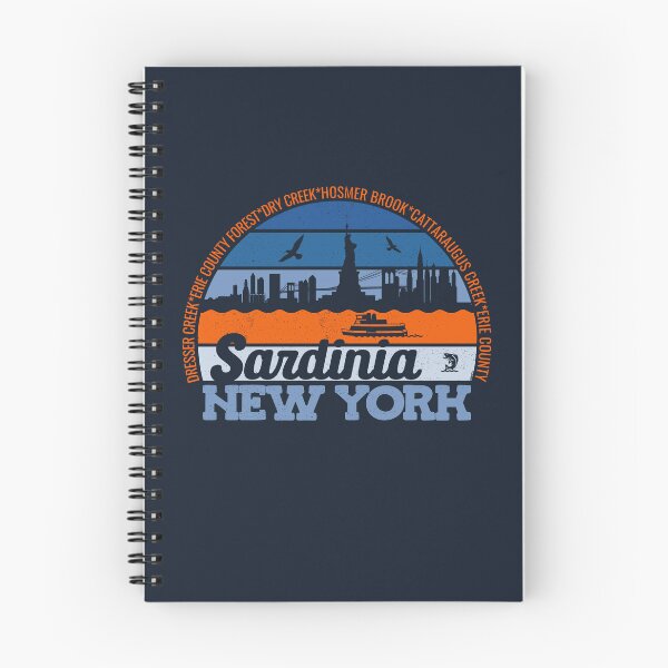 Item preview, Sardinia New York Sunset Retro Vintage Local Pride Logo designed and sold by CRHPOD20.