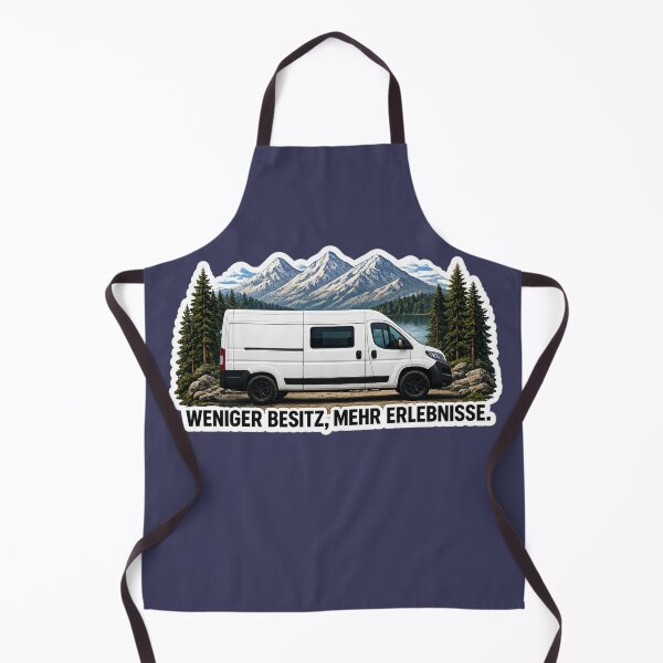Item preview, German Vanlife Weniger Besitz Mehr Erlebnisse The Essence of Nomads designed and sold by Northcrest Co..