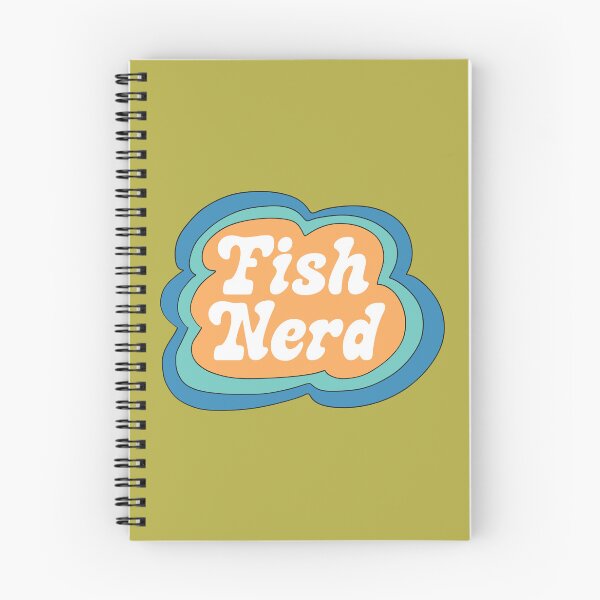 Item preview, Fish Nerd (Yellow on Green) designed and sold by yellowflowerhut.