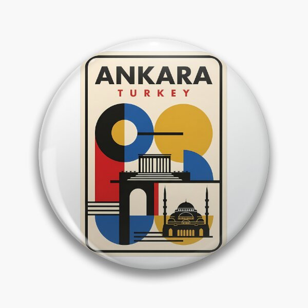 Item preview, Ankara, Turquía, viaje geométrico, monumento, estilo abstracto designed and sold by k3rstman1.