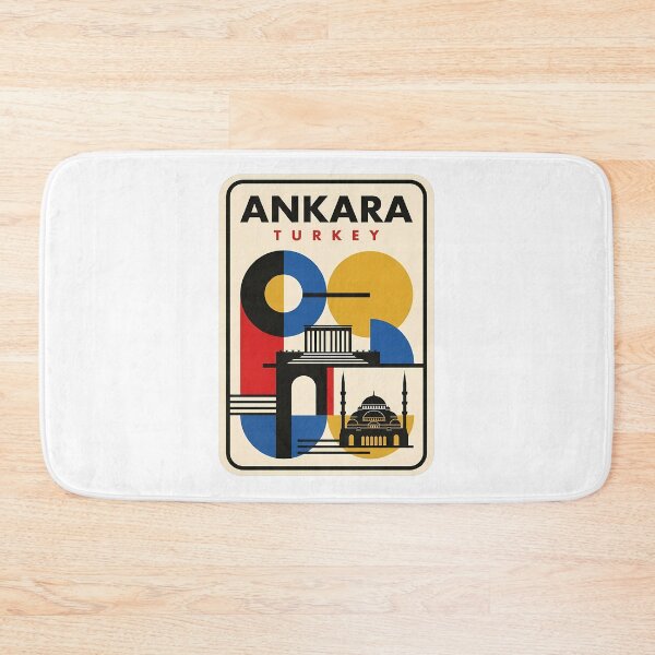Item preview, Ankara Turkey Geometric Travel Landmark Abstract Style designed and sold by k3rstman1.