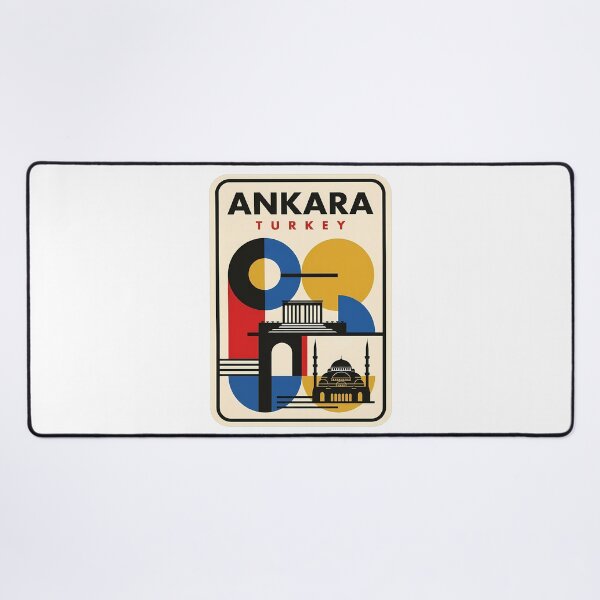 Item preview, Ankara Turkey Geometric Travel Landmark Abstract Style designed and sold by k3rstman1.