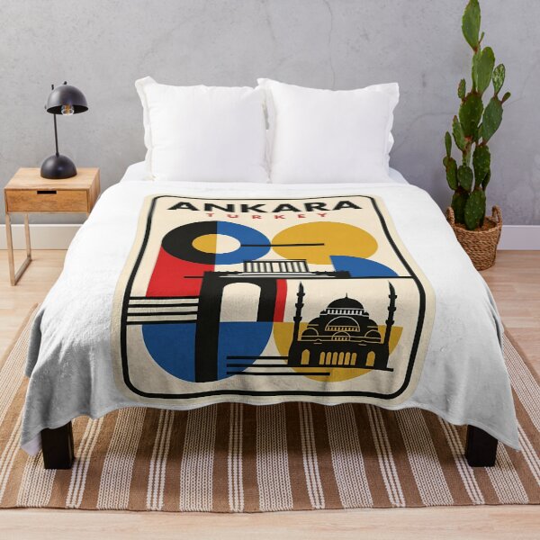 Item preview, Ankara Turkey Geometric Travel Landmark Abstract Style designed and sold by k3rstman1.