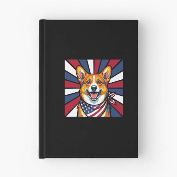 Item preview, Pembroke Welsh Corgi 4th of July Dog – Patriotic USA Puppy Gift designed and sold by The Real Life Symphony.