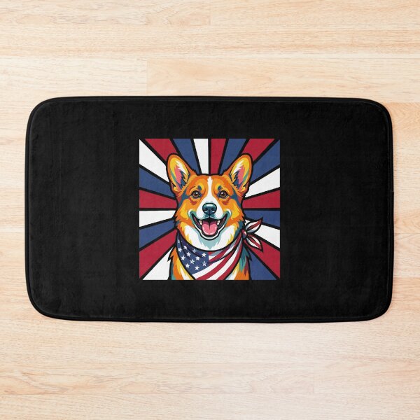 Item preview, Pembroke Welsh Corgi 4th of July Dog – Patriotic USA Puppy Gift designed and sold by The Real Life Symphony.
