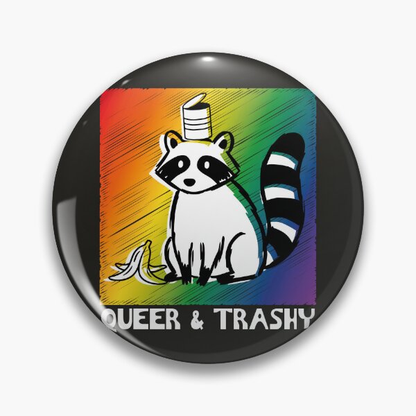 Item preview, Queer & Trashy Gay Raccoon with Garbage designed and sold by TackyTime.