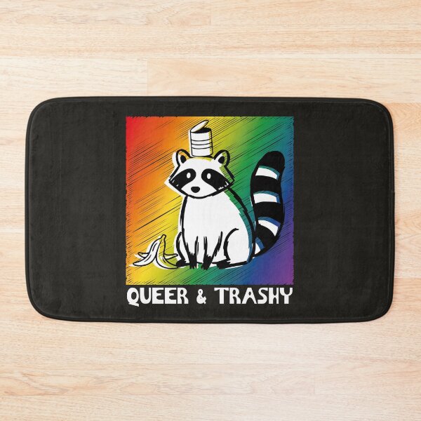 Item preview, Queer & Trashy Gay Raccoon with Garbage designed and sold by TackyTime.