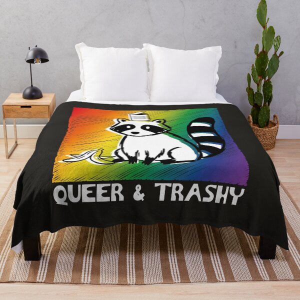 Item preview, Queer & Trashy Gay Raccoon with Garbage designed and sold by TackyTime.