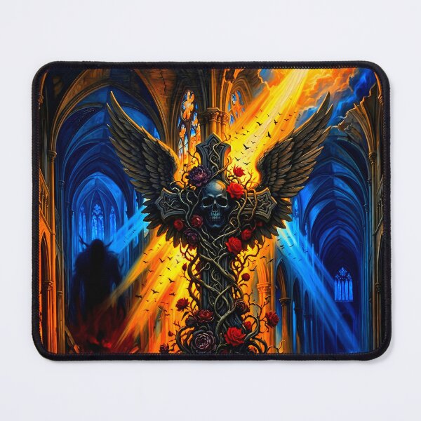 Item preview, Dark Gothic Art & Fine Art Prints (1:1 Square Posters) designed and sold by Cyber-ART-Studio.