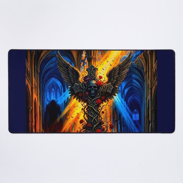 Item preview, Dark Gothic Art & Fine Art Prints (1:1 Square Posters) designed and sold by Cyber-ART-Studio.