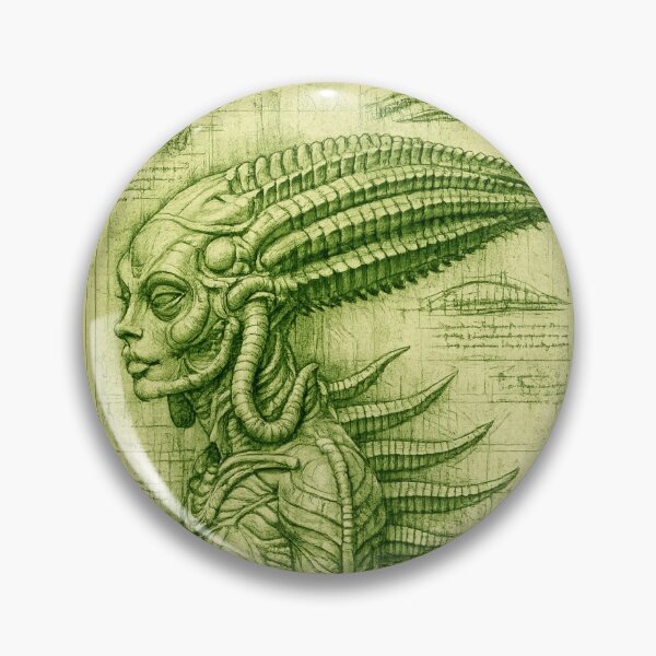 Item preview, Acid Green Da Vinci Bio-Study designed and sold by Popcorn Odyssey.