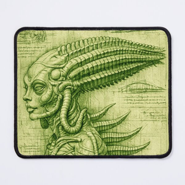 Item preview, Acid Green Da Vinci Bio-Study designed and sold by Popcorn Odyssey.