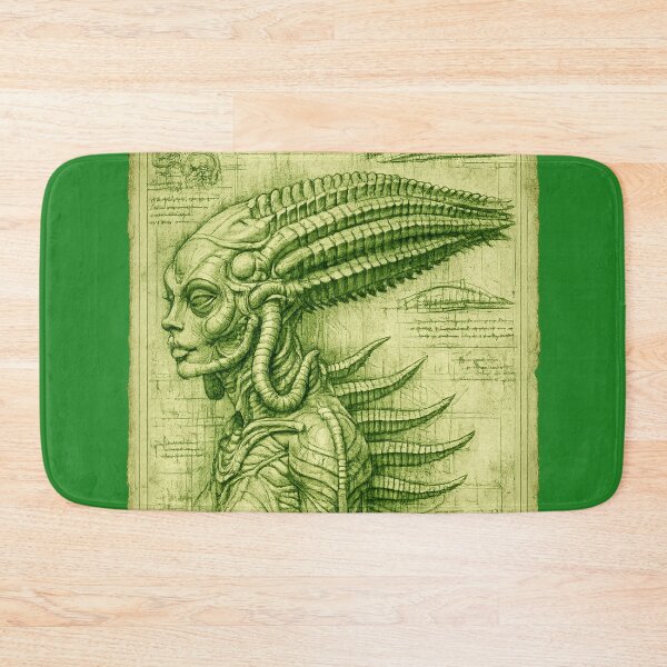 Item preview, Acid Green Da Vinci Bio-Study designed and sold by Popcorn Odyssey.