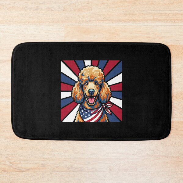Item preview, Poodle 4th of July Dog – Patriotic USA Puppy Gift designed and sold by The Real Life Symphony.