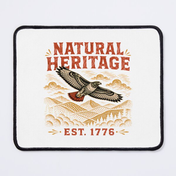 Item preview, Natural Heritage Est 1776 Vintage Mountain Hawk designed and sold by chattsuede.
