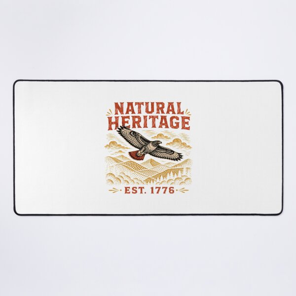 Item preview, Natural Heritage Est 1776 Vintage Mountain Hawk designed and sold by chattsuede.