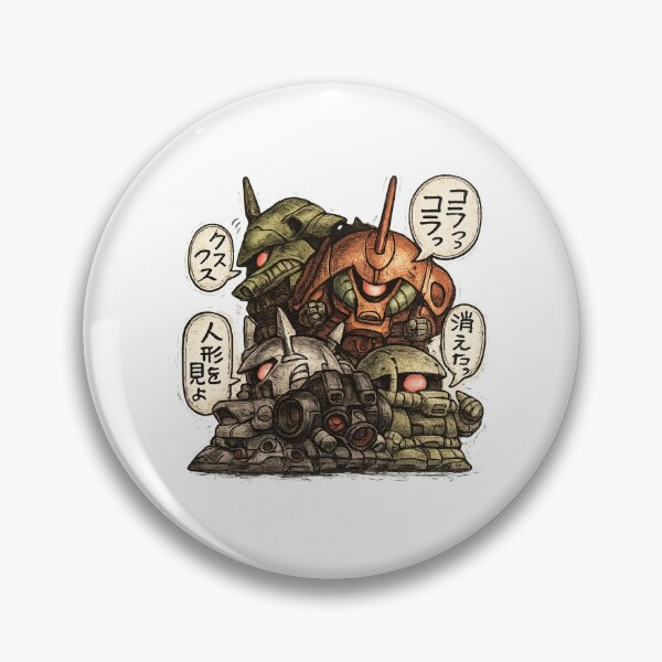 Item preview, Vintage Chibi Mecha Squad – Retro Engraving Anime Robot Design  designed and sold by afr-saad.