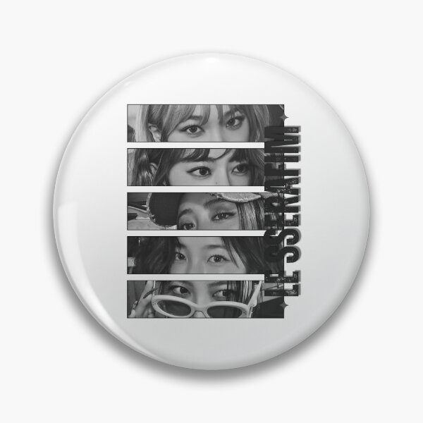 Item preview,  Le Sserafimm Eyes Full Group Kpop Girl Group Black and White Collage Design designed and sold by AJUNICE STUDIO.