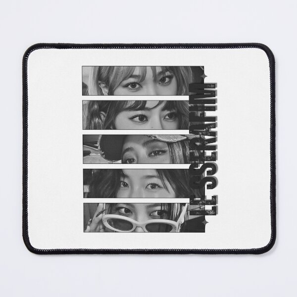 Item preview, Le Sserafimm Eyes Full Group Kpop Girl Group Black and White Collage Design designed and sold by AJUNICE STUDIO.