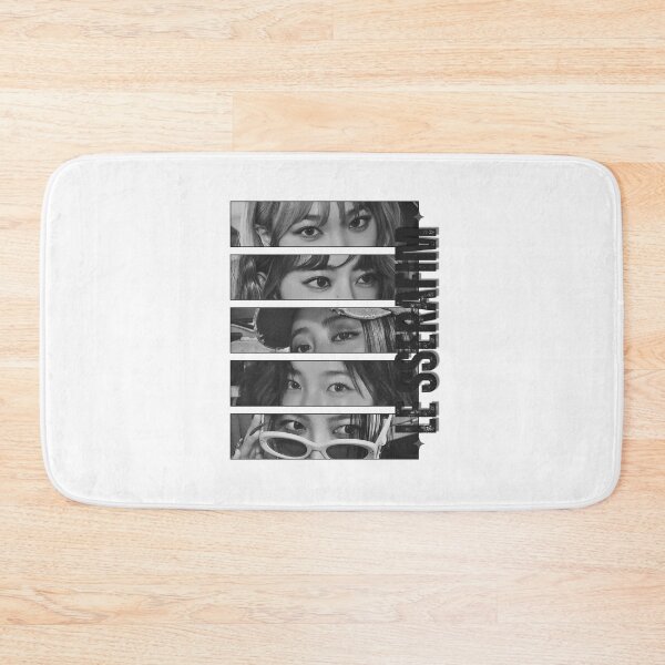 Item preview,  Le Sserafimm Eyes Full Group Kpop Girl Group Black and White Collage Design designed and sold by AJUNICE STUDIO.