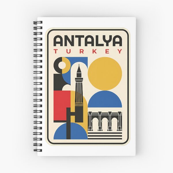 Item preview, Vintage Geometric Antalya Turkey Travel Art designed and sold by k3rstman1.