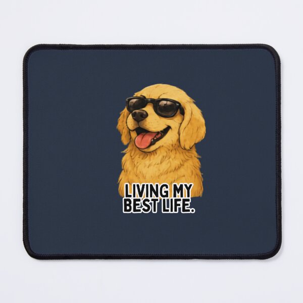 Item preview, Cool Golden Retriever Dog with Sunglasses - Funny Dog Meme Sticker designed and sold by Siti Hoiriyah.