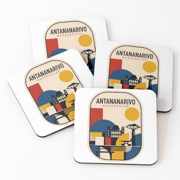 Item preview, Antananarivo Madagascar Vintage Geometric Travel Landmark designed and sold by k3rstman1.