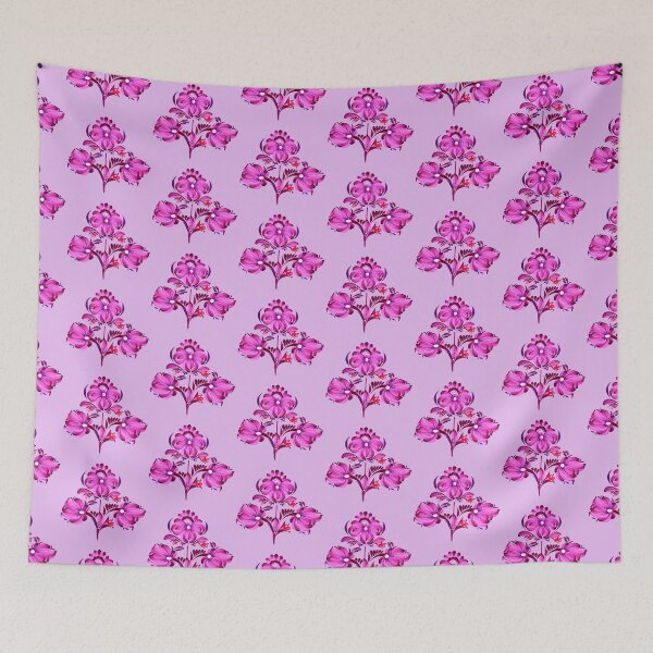 Item preview, bouquet of pink flowers, Ukraine art, Petrykivka style, author's drawing designed and sold by Sunflower-7.