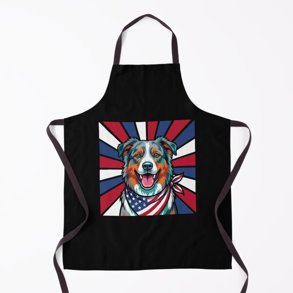 Item preview, Australian Shepherd 4th of July Dog – Patriotic USA Puppy Gift designed and sold by The Real Life Symphony.