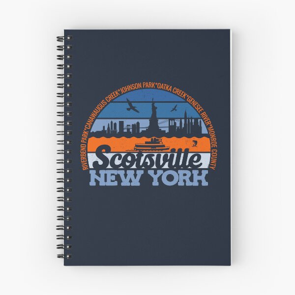 Item preview, Scotsville New York Sunset Retro Vintage Local Pride Logo designed and sold by CRHPOD20.