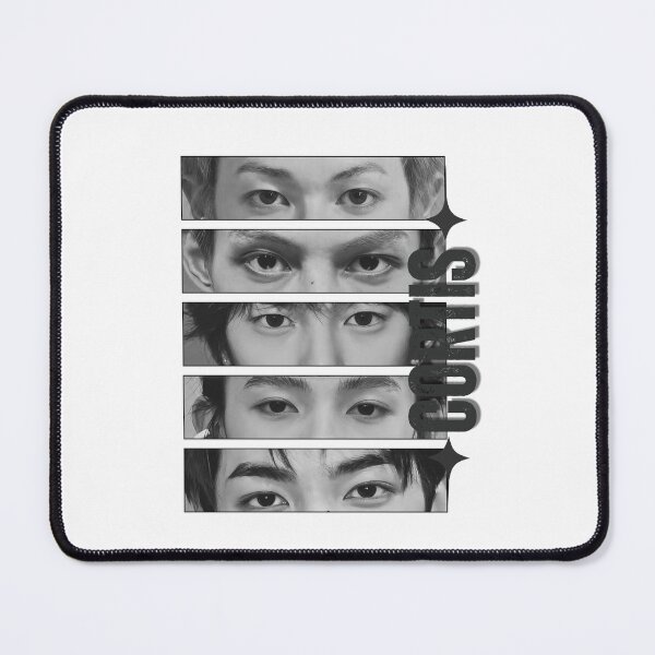 Item preview, CORTISs Eyes Full Group Kpop Boy Group Black and White Collage Digital Art Portrait designed and sold by AJUNICE STUDIO.