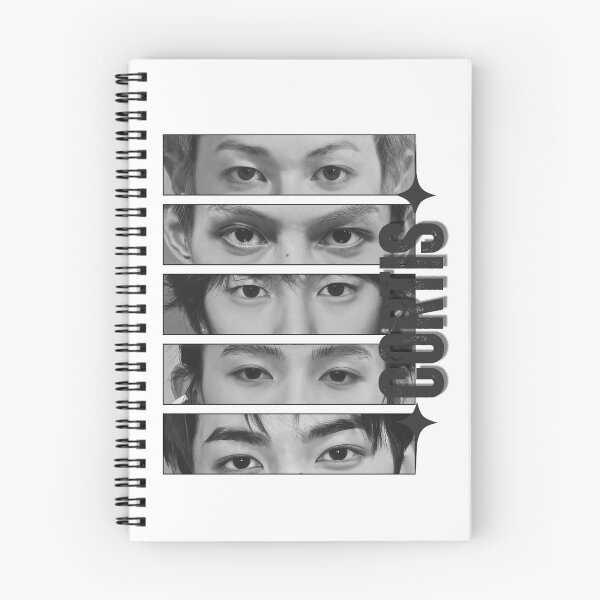 Item preview, CORTISs Eyes Full Group Kpop Boy Group Black and White Collage Digital Art Portrait designed and sold by AJUNICE STUDIO.