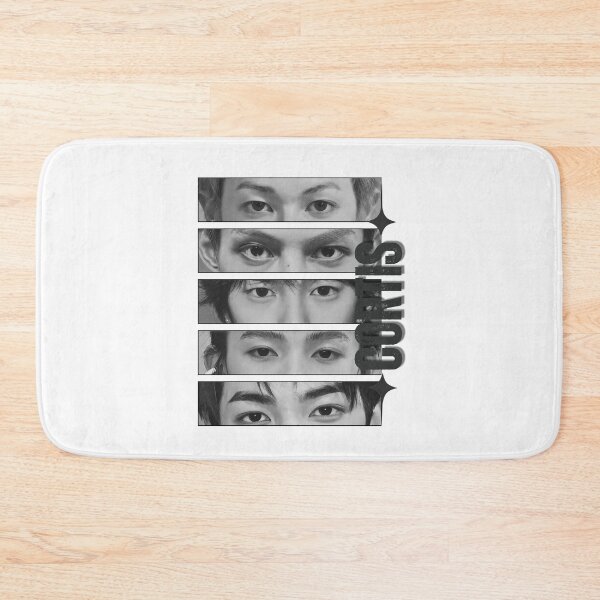 Item preview, CORTISs Eyes Full Group Kpop Boy Group Black and White Collage Digital Art Portrait designed and sold by AJUNICE STUDIO.