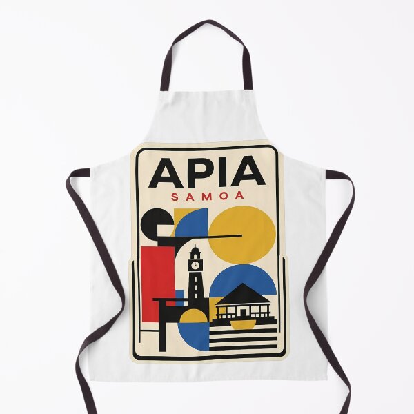 Item preview, Apia Samoa Vintage Travel Geometric Mid Century Modern designed and sold by k3rstman1.