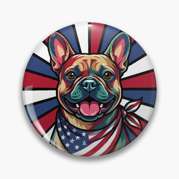 Item preview, French Bulldog 4th of July Dog – Patriotic USA Puppy Gift designed and sold by The Real Life Symphony.