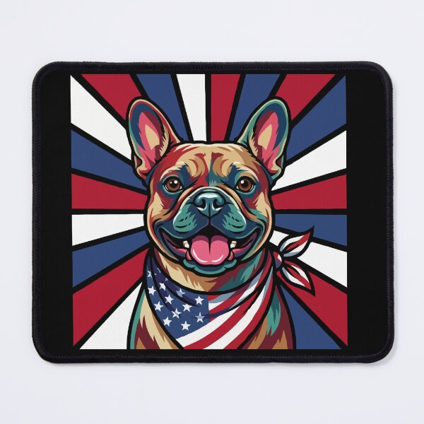 Item preview, French Bulldog 4th of July Dog – Patriotic USA Puppy Gift designed and sold by The Real Life Symphony.